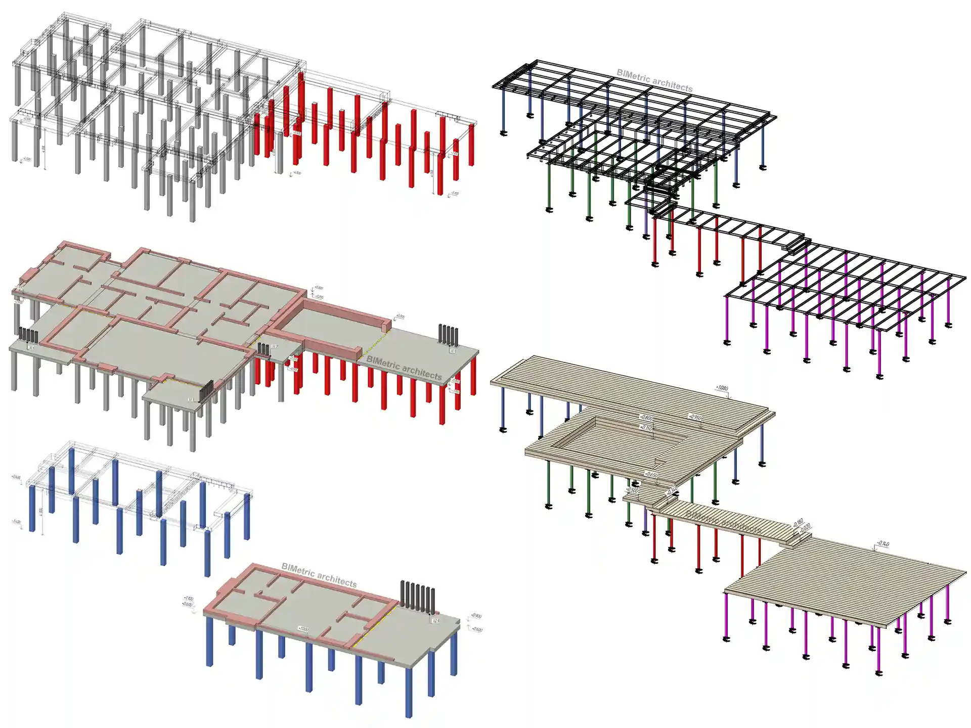 BIM model фундамент